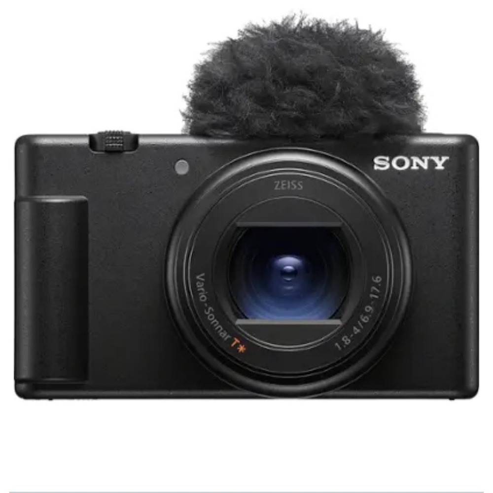 Sony Black Vlog Camera with Zeiss Lens